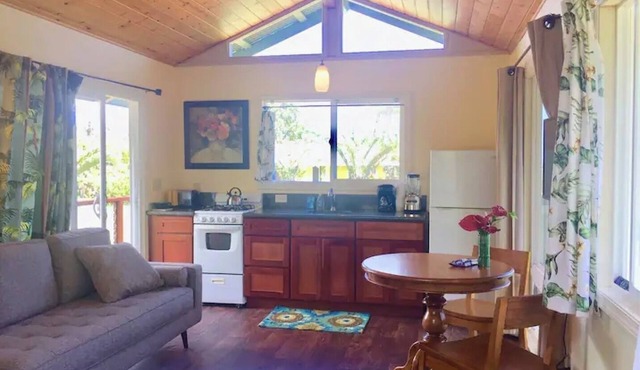 Puna Rainforest Hot Spring Retreat - Green Bamboo Cottage in Pahoa
