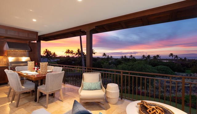 Stunning 3BR Haliʻipua Villa H120 at Hualalai – Interiors & Ocean Views