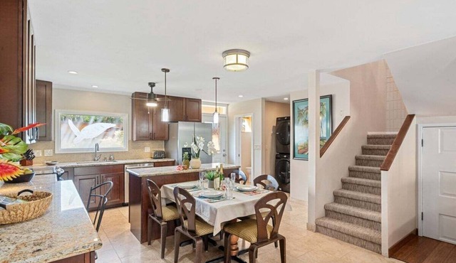 SUMMER SALE! Spacious 3BR & Steps to Beach, Oceanfront pool - Puamana 153-4 in Lahaina