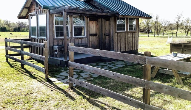 Tiny House Cottage at Mars Hill Farm in Ferris