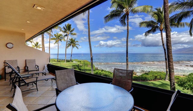 Ultimate Beachfront Retreat: Makena Surf E204 - Prime Location & Amazing Views! in Kihei