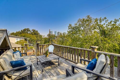 Walk to SoCo: Home w/Decks & City Views in Austin in Austin