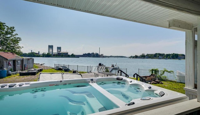 Weymouth Waterfront Getaway w/Swim Spa & Hot Tub in Weymouth