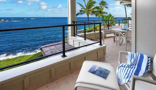Whalers Cove 223 Breathtaking Ocean & Coastal views in Poipu