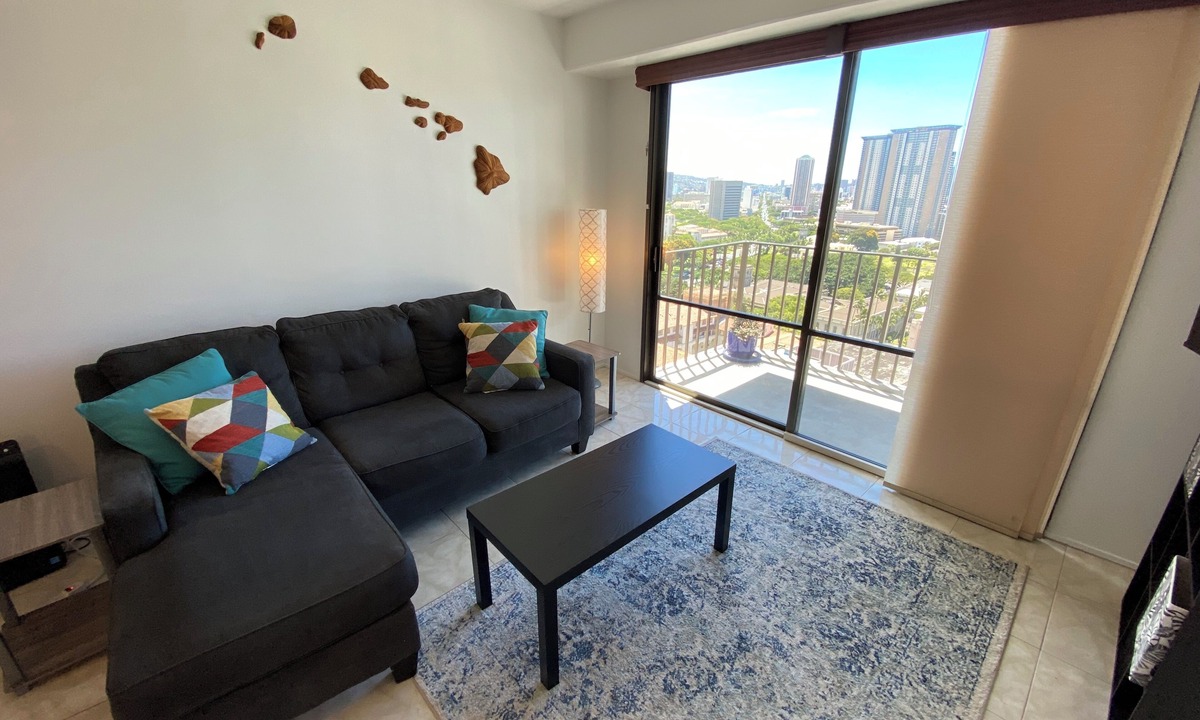 Downtown Honolulu Condo | Stunning ocean, mountain, and city views from Downtown Honolulu. Pet friendly!
