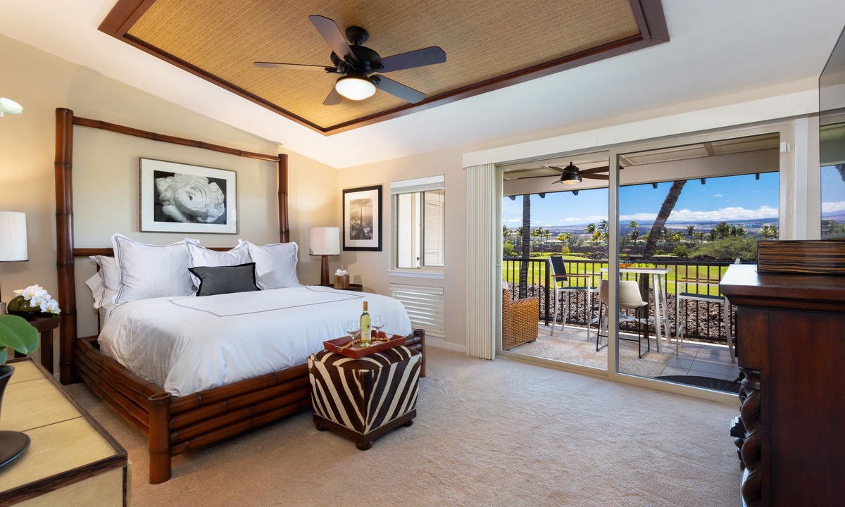 Kamuela Condo | Sophisticated freshly remodeled two story Golf Villa w/Private Beach Club