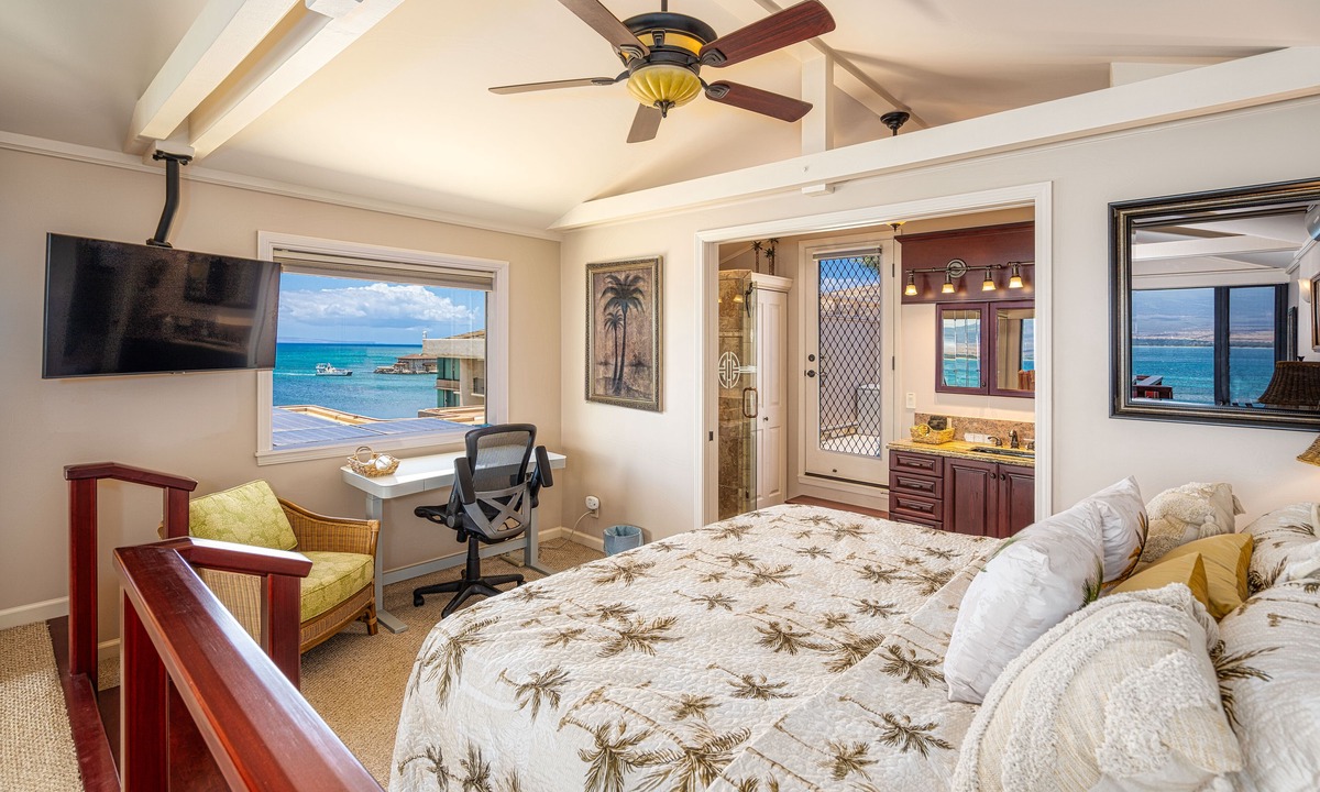 Maalaea Condo | Oceanfront Penthouse with Lanai plus Private Rooftop Sundeck - one of a kind!