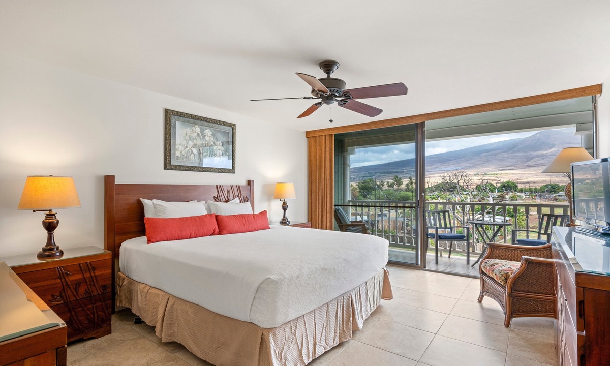 Historic Lahaina Front Street Apartment | Tranquil 1BD with Ocean & Mountain Views