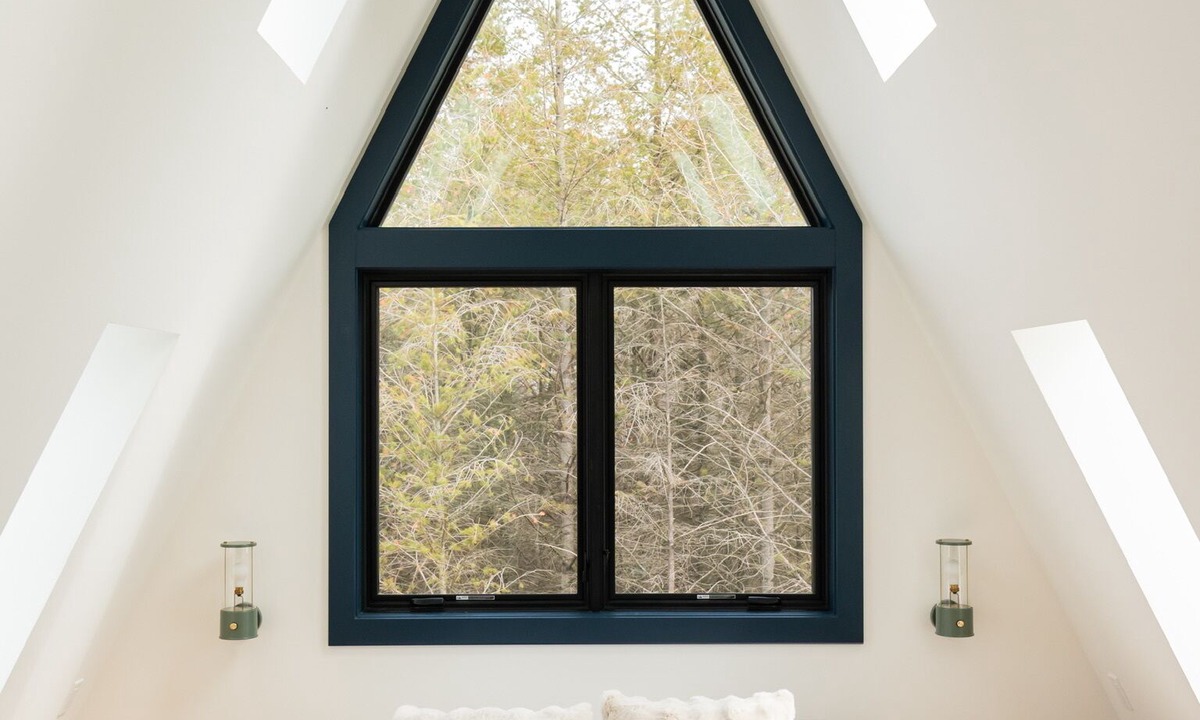 Fennville Cabin | Two Matching Luxury A-Frame Cabins with Two Private Pools. Sleeps 20, Wooded Lot