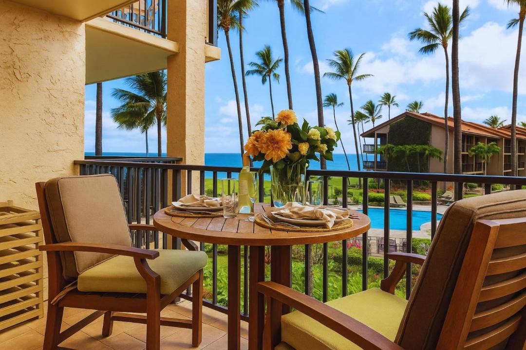 Honokowai Apartment | Papakea Oceanfront Studio Sleeps 4 Villas Great for Families Complimentary Car with 6 Nights PKE-304 by KBM