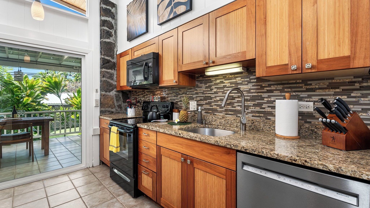 Photo of Kitchen in Kahaluu Bay