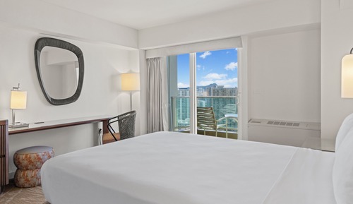 Waikiki Tower City Mountain View Room King Bed