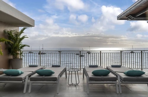 Historic Lahaina Front Street Condo | BRAND NEW REMODEL Lahaina Oceanfront Penthouse with 360 degree views!