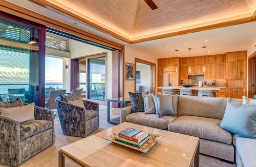 Montage Kapalua Bay Apartment | K B M Resorts: Molokai At Montage Kapalua Bay, Ocean View, 3 Bedrooms Penthouse, Steps to Beach and Kapalua Bay, Includes Rental Car!
