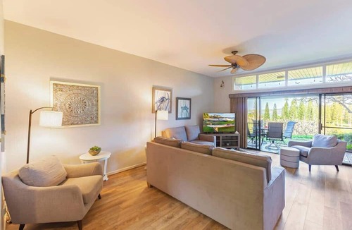Kapalua Condo | Kapalua ocean view 1 bedroom spacious villa condo, AC, walk down to the beach