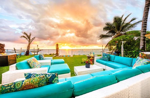 Hauula House | North Shore Beachfront Home with Private Beach