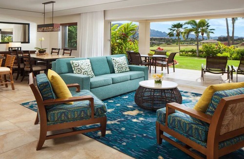 Lihue Resort | Ocean View - 3 Bedroom - Marriott's Kauai Lagoons - Full Resort Access