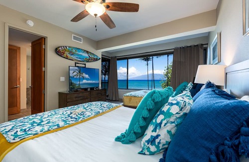 Kahana Condo | Spacious OCEAN FRONT 2Bd/2Ba Condo with AC - Sands Of Kahana 315