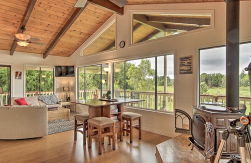 Volcano House | Peaceful Volcano Home Near National Park!