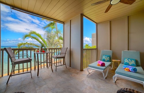 Kahana Apartment | Direct Oceanfront Maui Studio,Romantic,Breathtaking View from Huge Private Lanai