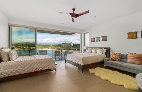 Lihue House | Modern Oceanfront Resort Living. Luxury Oceanfront Bedroom Suites. Sleeps 10!