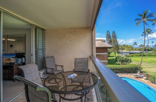 Kihei Condo | Leinaala Oceanfront #303 Panoramic Ocean Front View, A/C Great Location, Pool