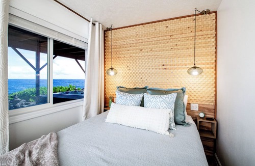 Keaau House | Absolute Oceanfront on Ancient Lava Cliffs! Whales, dolphins, turtles!
