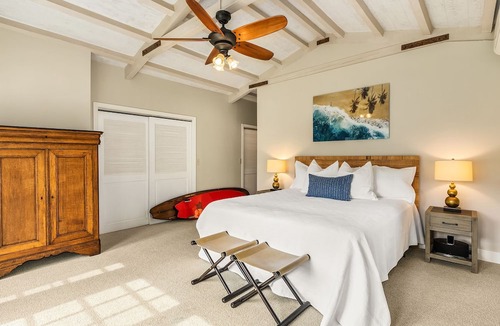 Kahala House | Kahala Seaside: Beautiful Nautical-Themed Home w/AC, Yard, Private Pool & Spa!
