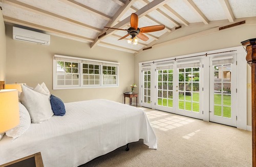 Kahala House | Kahala Seaside: Beautiful Nautical-Themed Home w/AC, Yard, Private Pool & Spa!