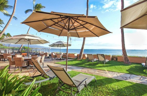 Kihei Condo | OCEANFRONT RESORT- It's Summer Season -Kihei Sands Beachfront Condo-A12