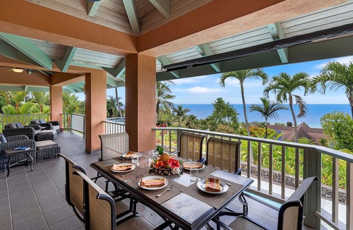 Kailua-Kona House | 🏖️Private Kona Ocean View Home w/Saltwater Pool & 3 Lanais | Puʻuwai Villa