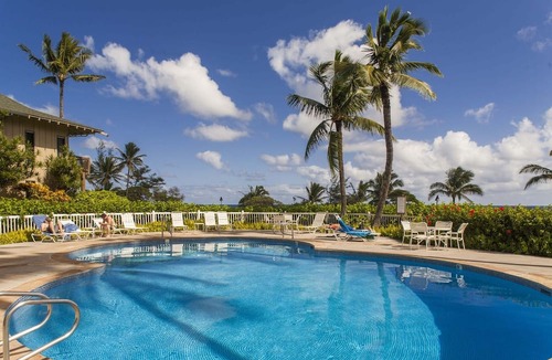 Lihue Condo | Oceanfront, Ocean-View, Steps to Beach, Kaha Lani Resort #221, Wailua Golf