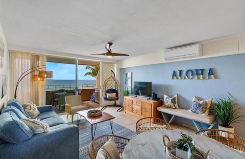 Maalaea Condo | Luxury Oceanfront - NEW AC THROUGHOUT - Top Floor Remodeled- Island Sands #608