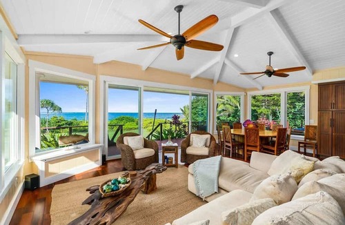 Anahola House | Luxe Beachfront Anahola with A/C