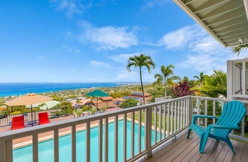 Kailua-Kona House | Permitted Luxury Home, Stunning Views, Heated Pool, Perfect Location!