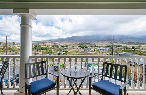 Historic Lahaina Front Street Apartment | Tranquil 1BD with Ocean & Mountain Views