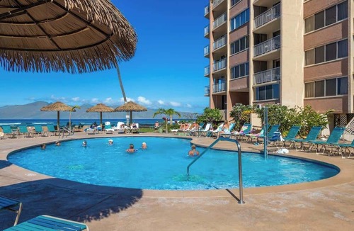 Kahana Condo | Oceanview 10th floor studio, AC, resort amenities, walk to shops and dining