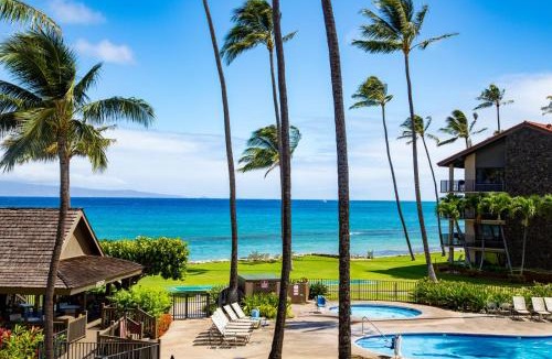 Honokowai Apartment | Papakea Oceanfront Studio Sleeps 4 Villas Great for Families Complimentary Car with 6 Nights PKE-304 by KBM