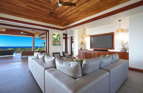 Poipu Villa | Private Luxury 6-bedroom Villa in Kukuiula, Panoramic Ocean View, Heated infinity pool, SPA, Sleep up to 22