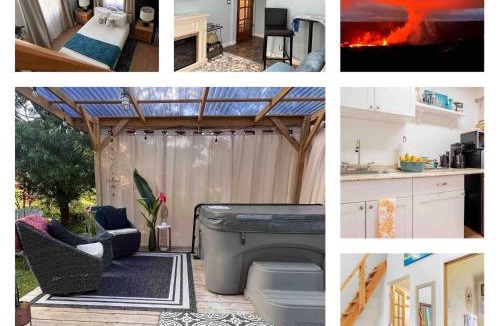 Volcano Apartment | Cozy retreat with Hot Tub-5 min to Volcanoes Park