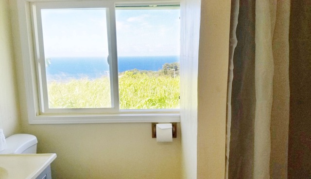 Jasmine Cottage Farmstay - Sunrise & Ocean Views & local Waterfall Hikes! in Laupahoehoe