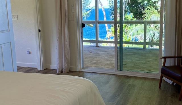 NEW! Ocean and stream views on the beautiful Hamakua Coast. in Ninole