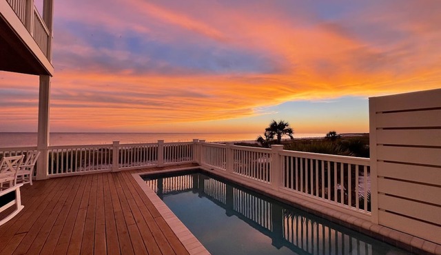 Beautiful Gulf Front Home with a Private Pool! in Mexico Beach