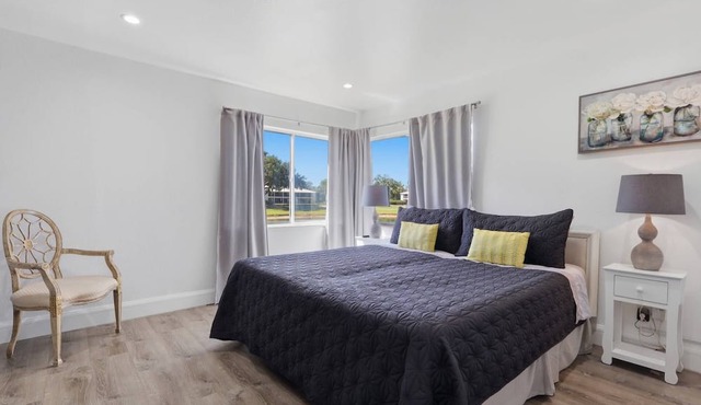 3BR Ground Floor Golf Condo | Private Patio | Golf Views | Optional Saddlebrook Amenities in Wesley Chapel