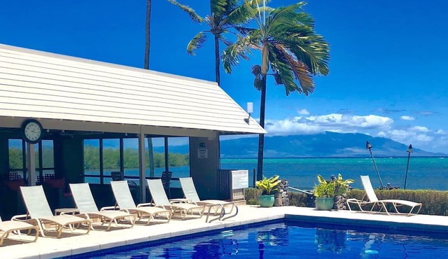 Oceanfront! Wavecrest Building "A" on the Island of Moloka'i.
