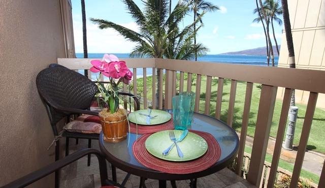 OCEANFRONT RESORT - Summer on Sale - Kihei Sands Beachfront Condos - Unit B10