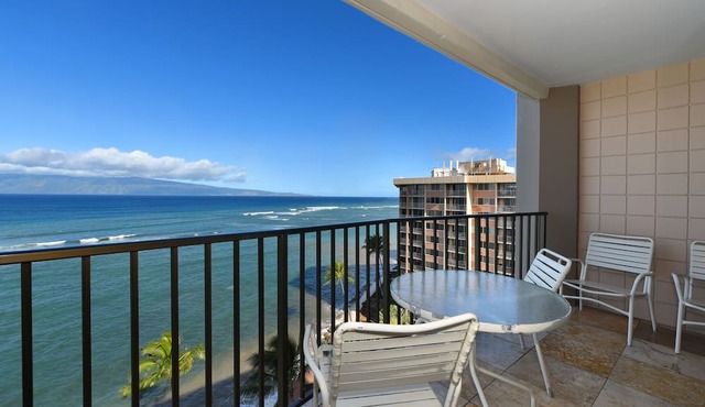 Sunshine + Rainbows = #1206 at Valley Isle with Direct Ocean Front Views!