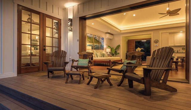 Designer Two Bedroom | Directly Beachfront | AC | Gourmet Kitchen | Private