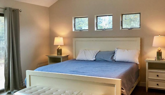 NEWLY RENOVATED, LARGE, SERENE, SUNNY HOME ON PRIVATE ROAD in North Truro