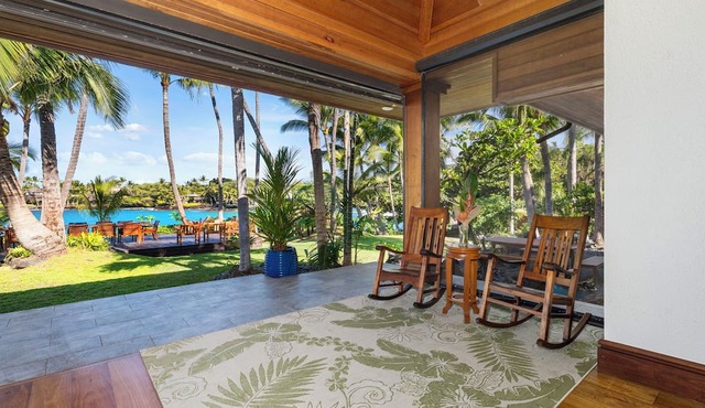 Hahalua Bay Villa by Gather: Luxury Oceanfront Estate w/Pool & Views in Kailua-Kona
